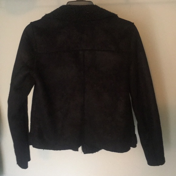 Black American Eagle zip up coat - Picture 3 of 3